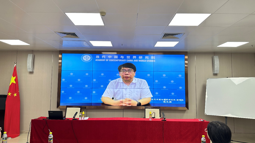 范大祺作视频致辞